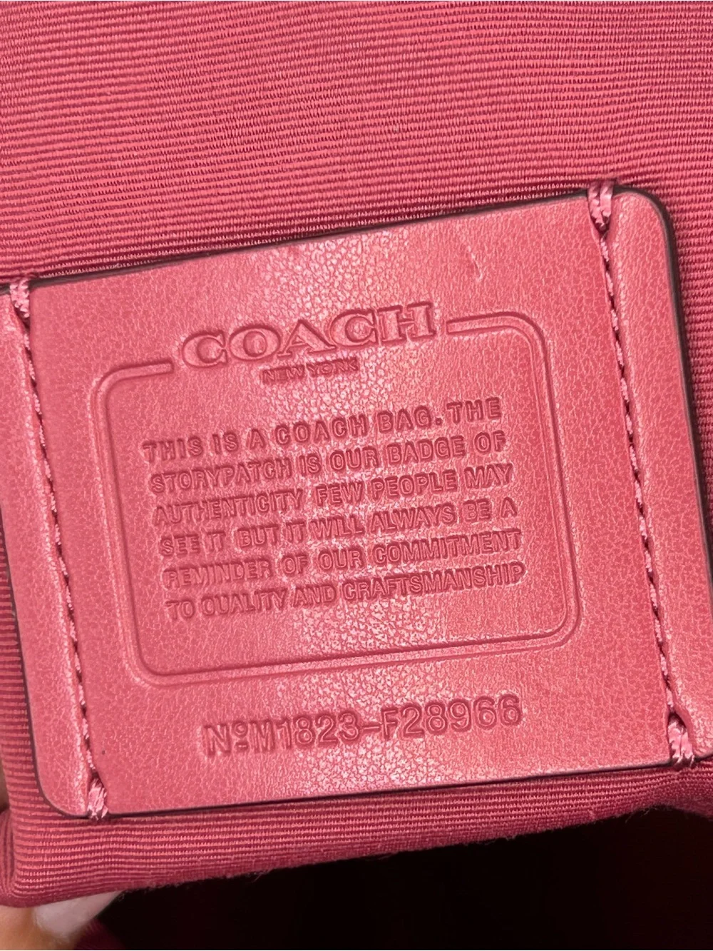 Coach Mia Pebbled Leather Shoulder and Crossbody in Raspberry